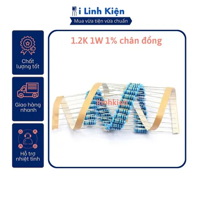 Điện trở vạch 1W 1.2K ( túi 10c )