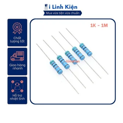 Điện trở vạch 3W 2K túi 10 con