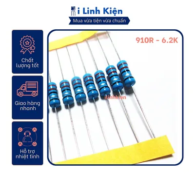 Điện trở vạch 2W 4.7K ( túi 10c )