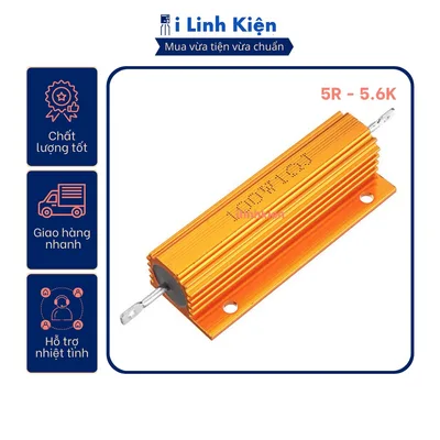 Điện trở nhôm 100W 500R 5% RX24-100W